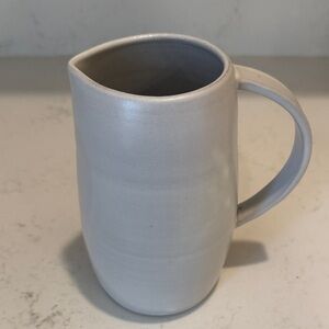 7.5 x 6 inch Maya Blu ceramic pitcher